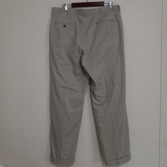 Brooks Brothers 38x32 Advantage Cotton Chino Elliot Khaki Pants - Picture 6 of 9